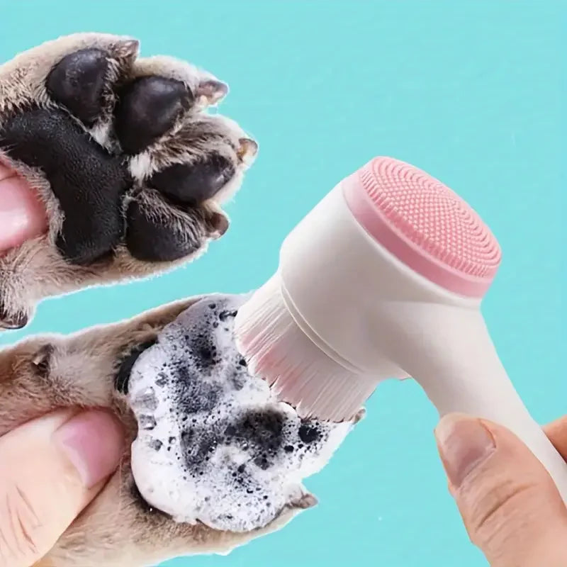 Silikon Pfoten-Reinigungsbürste für Hunde – Massage & Pflege