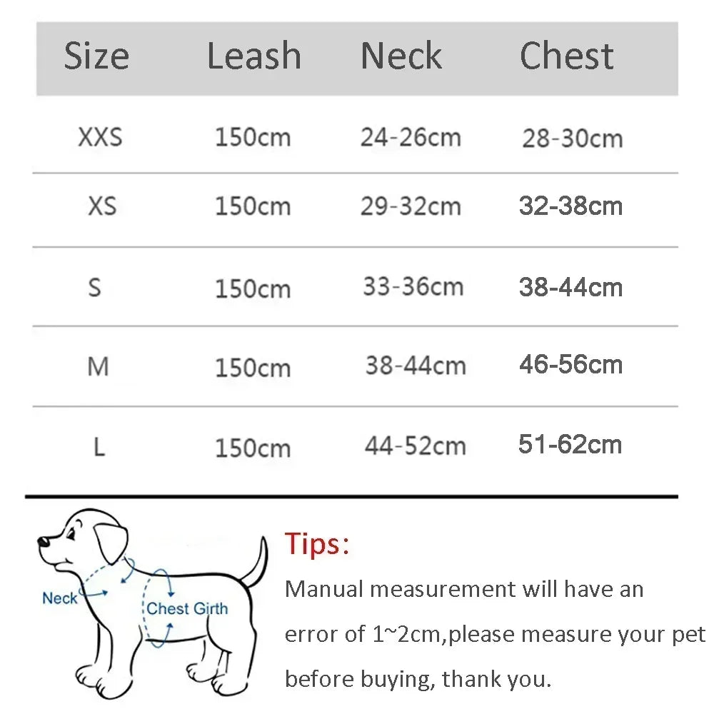Hundegeschirr & Leinen Set – No-Pull für alle Hunderassen